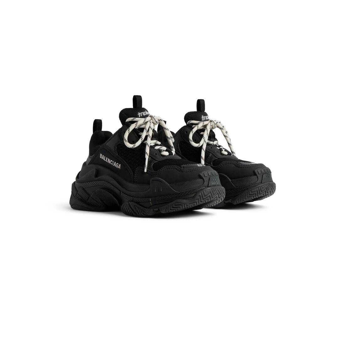 Women’s Triple S Sneaker in Black - Image 2
